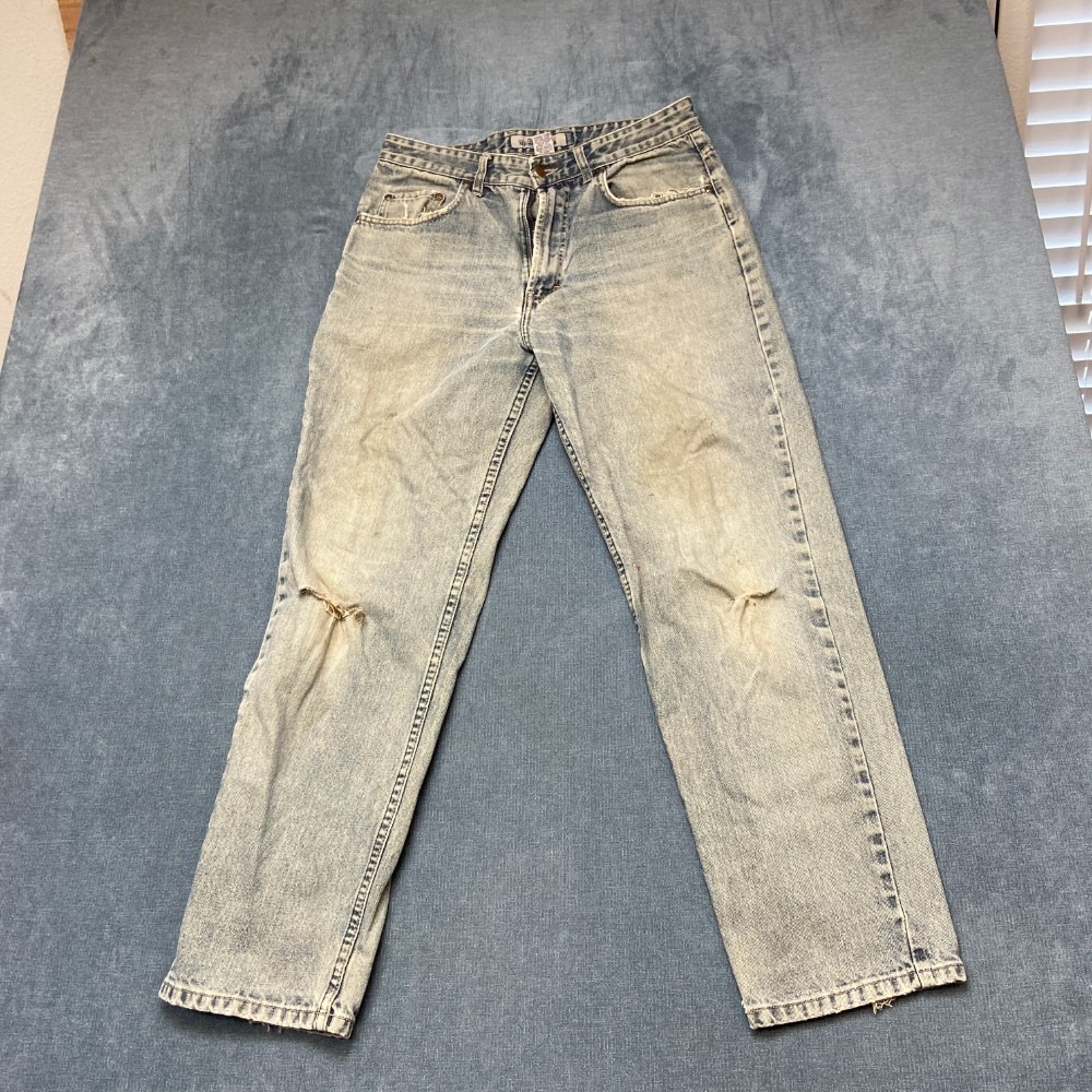 Vtg High Sierra Authentic Dungarees Straight Jeans Mens 33x30 Blue Relaxed Fit